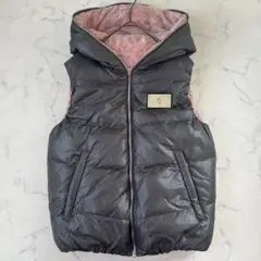 ★美品★MARK&LONA　レディース　中綿ベスト　サイズ　40 マーク＆ロナ 中綿ベスト ジップアップ ゴルフウェア 金金具
