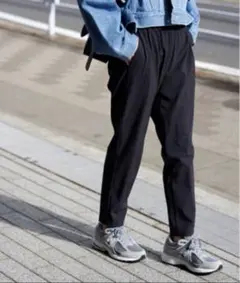 ジャーナルスタンダード ナイロンストレッチパンツ ネイビー 40