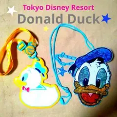東京DisneyResort ドナルドダック パスケース 2個