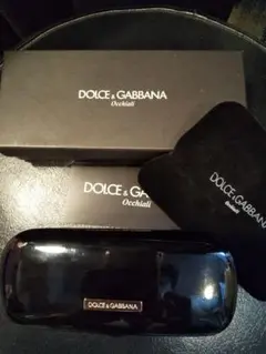 DOLCE&GABBANA Occhiali　メガネケースセット　メガネ拭き