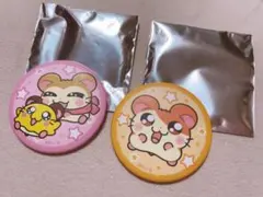 とっとこハム太郎　書き下ろし缶バッジ　2個セット　ちび丸ちゃん