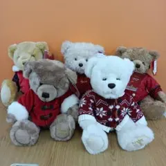1997年製 クマのぬいぐるみ セーター着用ハロッズベア　47㌢ 1997年製 クマのぬいぐるみ セーター着用ハロッズベア 47㌢ - メルカリ