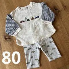 プティマイン⭐︎トップス＆レギンスセット80cm