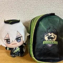 ディズニー　ツイステ　ぬいぐるみポーチ　ディアソムニア　ちびぐるみ　シルバー