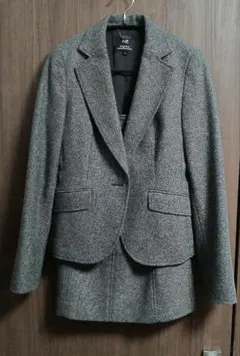 23区　ツイードスーツ　上38 下36 茶系