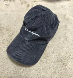 Champion コーデュロイキャップ ブラック