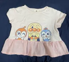 アンパンマン Tシャツ 90cm ピンク