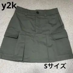 GU 韓国風y2k ローウエストカーゴミニスカート