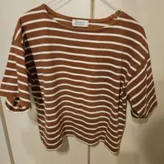 LOWRYS FARM ストライプ 半袖Tシャツ M