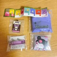 가챠 食玩 산리오 쿠로미 ちゃんセット