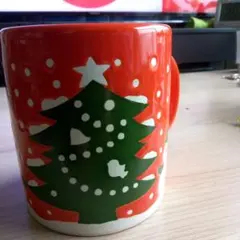Ocean社クリスマスツリー赤マグカップ