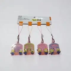 USJ　ミニオン アクリルキーホルダー 4個セット　写真が入れられる