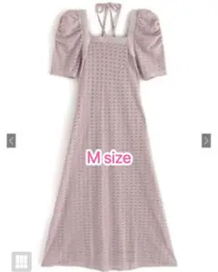 GRL グレイル／ぺチワンピ付きレースパワーショルダーワンピース【tu760】