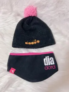 dia dora ニット帽とネックウォーマー セット