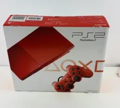 ほぼ新品 PS2 シナバーレッド SCPH 90000CR 限定 RED