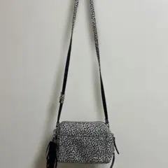 ニコアンド nico and... ドット柄 ショルダーバッグ