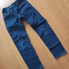 UNIQLO キッズデニム 140cm ネイビー ストレッチ 男女兼用