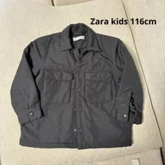 ザラキッズ　Zara kids 116cm 黒　パフアウタージャケット