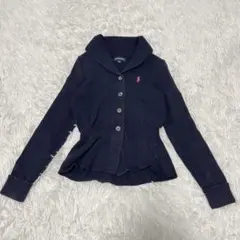 ラルフローレン カーディガン 140cm ペプラム 人気 定番 トレンド