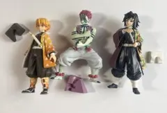 鬼滅の刃 我妻善逸 猗窩座 冨岡義勇 フィギュア