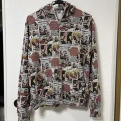 HYSTERIC GLAMOUR コミックプリントパーカー L