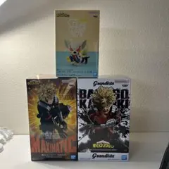 僕のヒーローアカデミア　爆豪勝己フィギュア3体セット