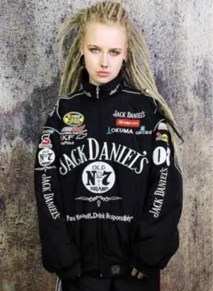 中綿有り無し選べます 新品 Jack daniels racing jacket