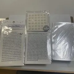 クリスタルとパールのヘアシールセット ブライダルアクセサリー ヘッドドレス