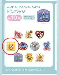 ANGEL BLUE エンジェルブルー　ピンバッジ　セリア　ハニーデビル