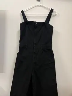 ブラック オーバーオール