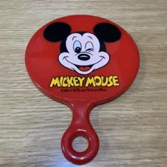 ミッキーマウス　 手鏡 ミラー　レトロ