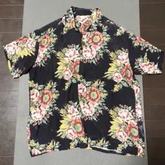 コムデギャルソンオム 花柄アロハシャツ ヴィンテージ 田中オム 00's