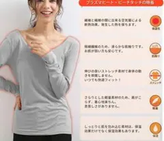 プラズマヒート　インナー　LLサイズ　黒 新品　未開封