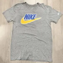 NIKE ナイキ　ロゴ　プリント　Tシャツ グレー　古着　Mのサムネイル