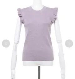 INGNI 肩フリルノースリニット