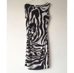 DIANE ダイアン DVF ワンピース ドレス ノースリーブ アニマル ガラ