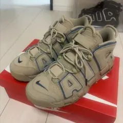 NIKE AIR MORE UPTEMPO モアテン　ベージュ スニーカーのサムネイル