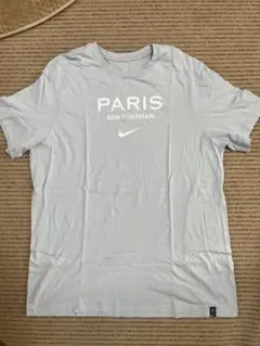 NIKE パリ・サンジェルマン ロゴ Tシャツ スウッシュTシャツ ライトブルーのサムネイル