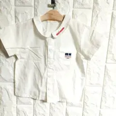 ミキハウス（MIKI HOUSE）半袖シャツ　ボタン　ヴィンテージ　70㎝　53