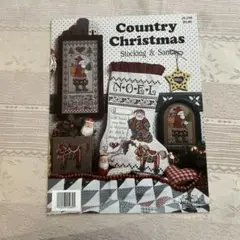 Country Christmas Stocking & Santa