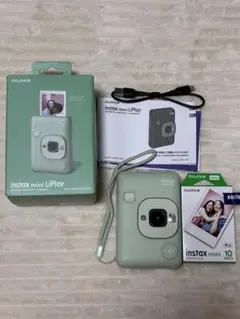 こころ様専用【箱・フィルム付】instax mini LiPlay グリーン