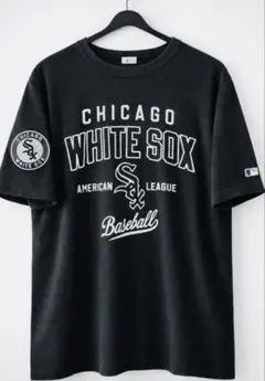 【人気】MLB ホワイトソックス ロゴプリントTシャツ ブラック M ストリートのサムネイル