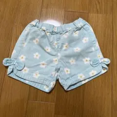 après les cours 花柄ハーフパンツ 100cm