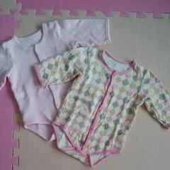 ニシキ 長袖 ロンパース 80cm 2枚セット