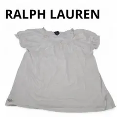 Ralph Lauren ホワイト 半袖 ワンピース L