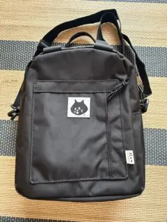 ネネット　3way ブラックショルダー.リュック.手提げバッグ