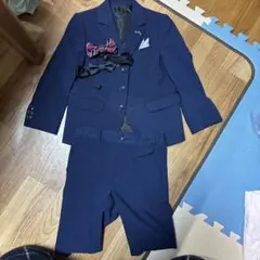 CHOPIN ネイビー スーツ 蝶ネクタイ付き