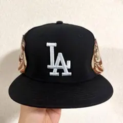 【激レア】ジョンスタン LA ロサンゼルス 天使刺繍 フィットキャップ