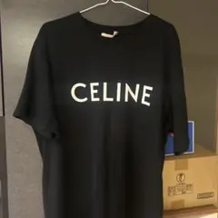 CELINE セリーヌ ルーズTシャツ ブラック Mサイズ コットンのサムネイル