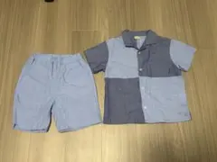 半袖シャツとショートパンツのセットアップ　110cm